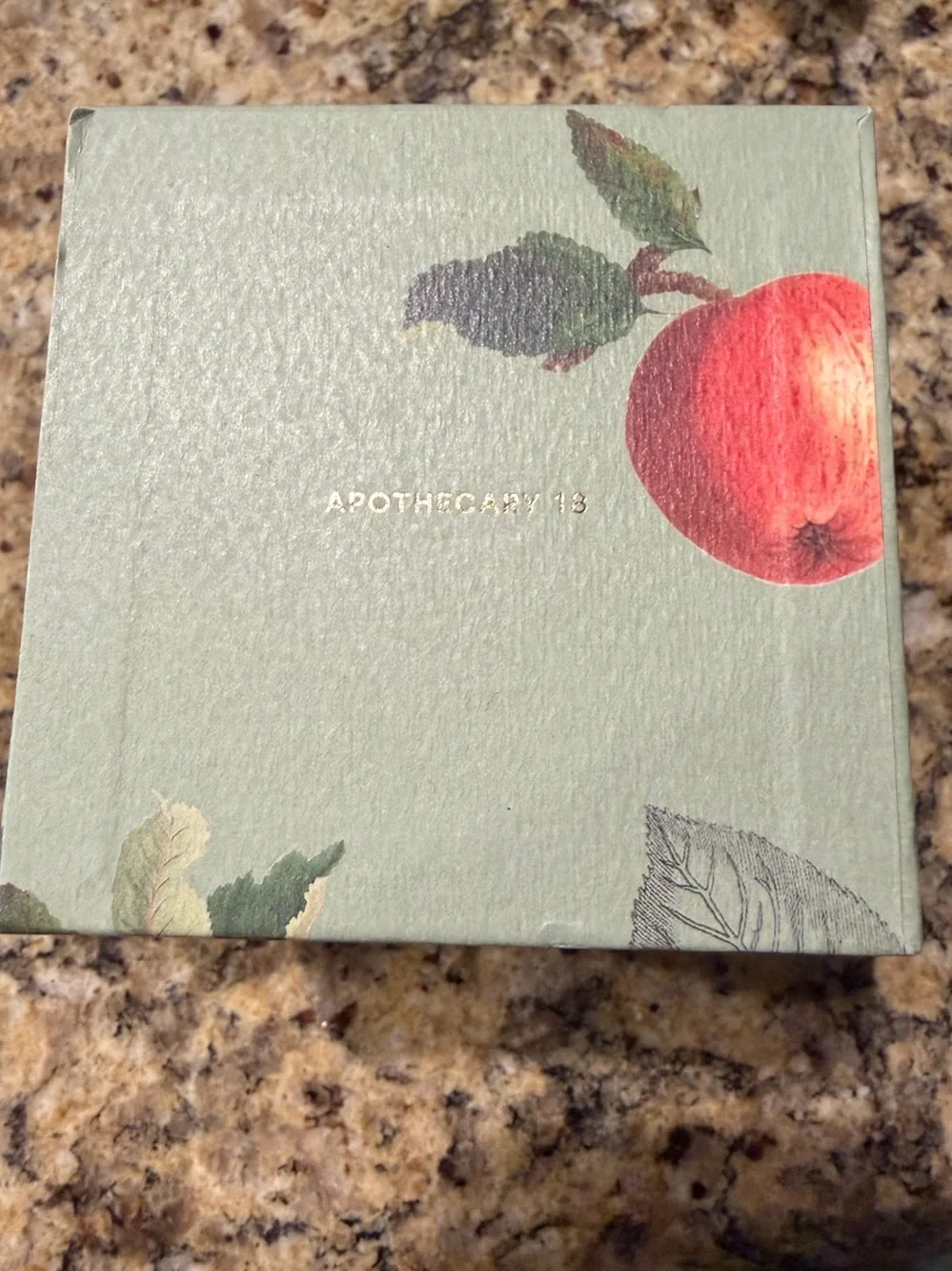 ANTHROPOLGIE NWT Apothecary 18 Spice Orchard Woods Boxed Glass Candle